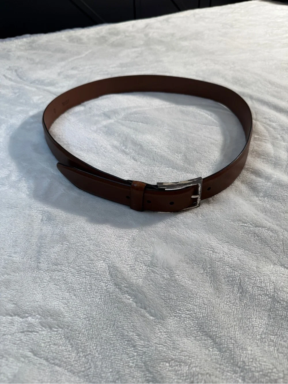 Allen Edmonds Men’s Brown Leather Dress Belt Size 40 / 100 Handcrafted USA